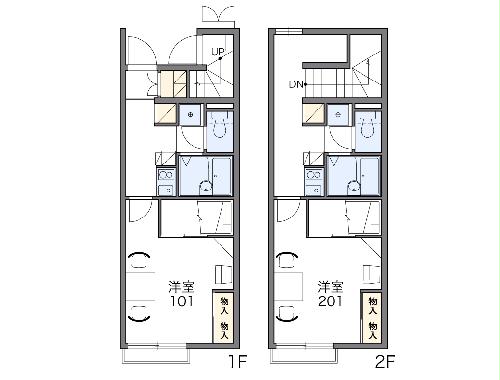 レオパレススカイビレッジ鈴鹿Ⅱの間取り
