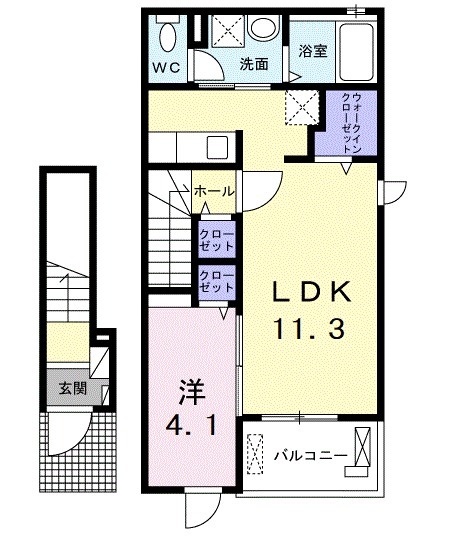 ハナミズキの間取り