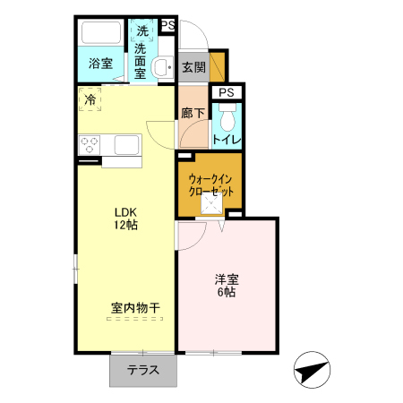 アムール花崎の間取り