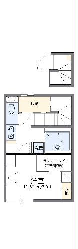 レオパレスシルフィの間取り