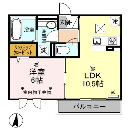 ロイジェントパークス レイクタウン Ⅲ Gの間取り