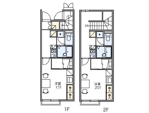 レオパレスクレセントの間取り