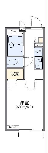 レオパレス東寺の間取り