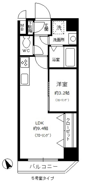 レジデンス悠海(西尾)の間取り