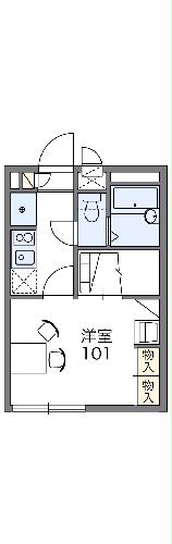 レオパレス長草の間取り