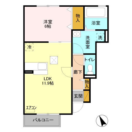 ルミナスの間取り