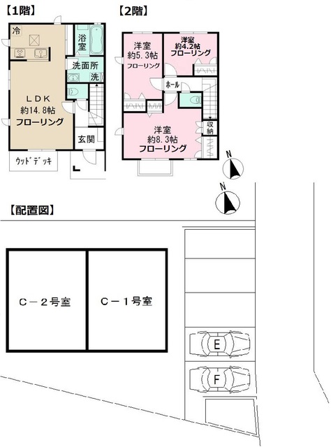 システィーナ北国分の間取り