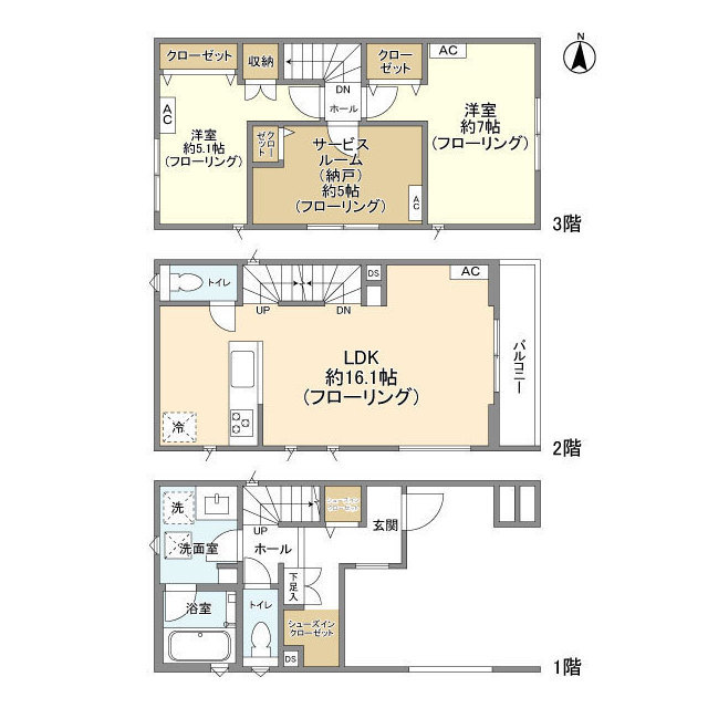Kolet日進#16の間取り