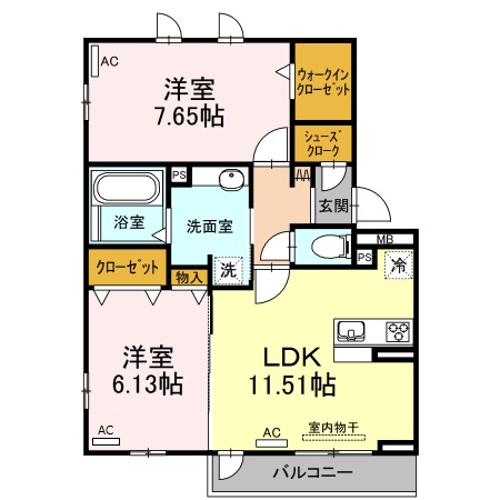 D-Castleの間取り