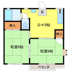 フレグランス川島A棟の間取り