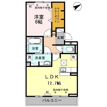 マイルストーンの間取り
