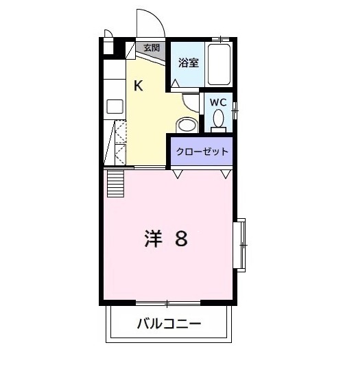 サンハイツ長者ヶ台Aの間取り