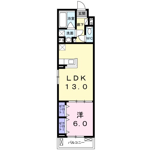 パークウエスト 道の間取り