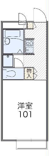 レオパレスカーネルの間取り