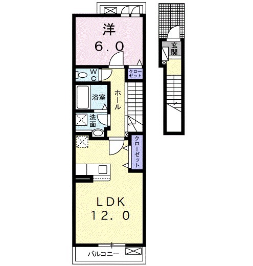 ラピスラズリⅢの間取り