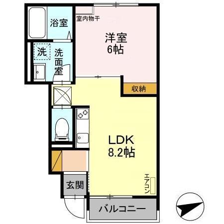 DCR村上南の間取り