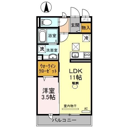 ワンモアオッツの間取り