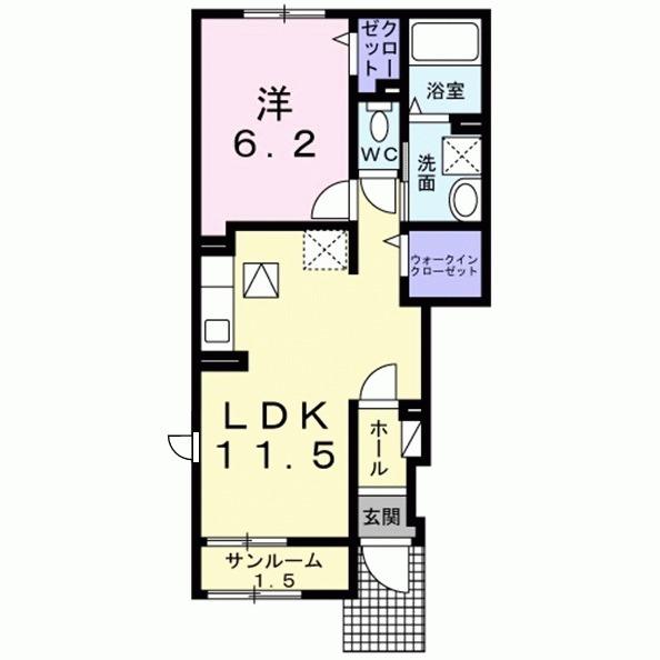 アルバヴィラの間取り