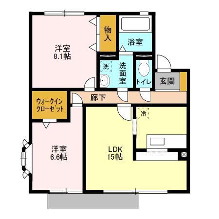 セジュールプラムハイツの間取り