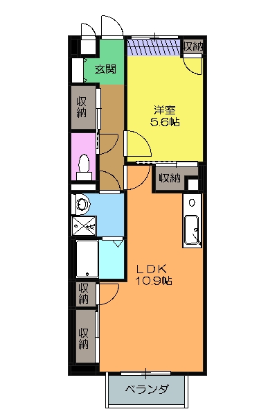アリーナの間取り