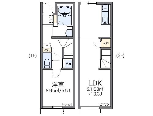 レオネクストキョウエダの間取り