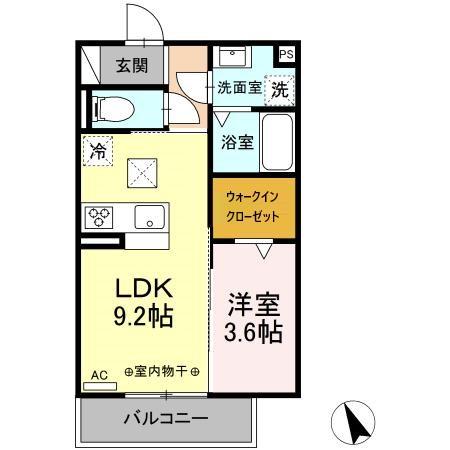 D-roomビーチルックIIの間取り