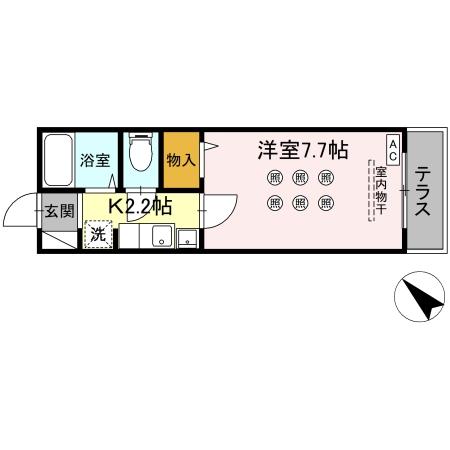 セリバテール太宰府の間取り