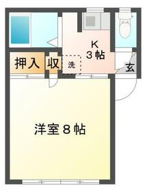 ハマシン狐ヶ崎マンションAの間取り