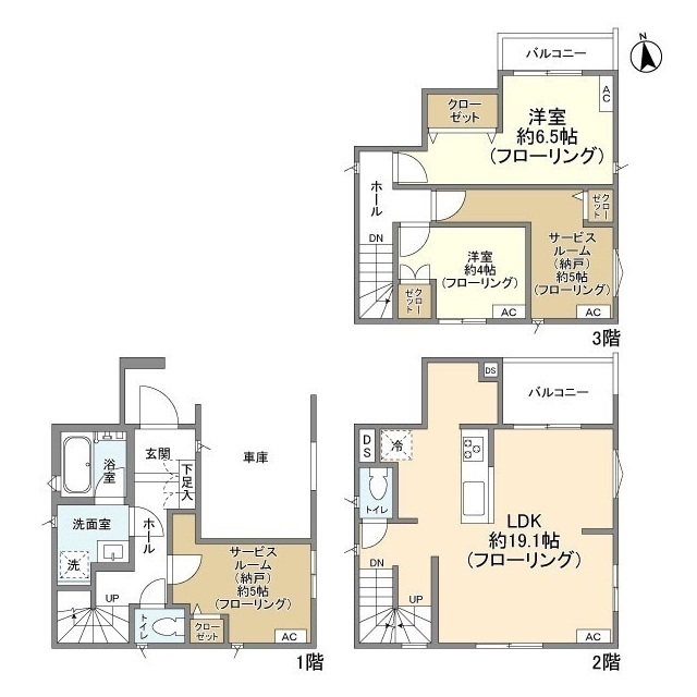Kolet市川原木の間取り
