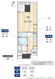 メインステージカテリーナ恵比寿駅前の間取り