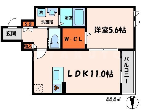 Agio大宮の間取り