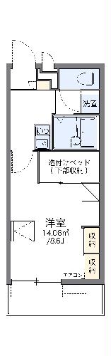 レオパレスアウローラの間取り