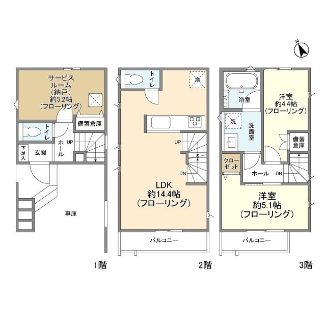 Kolet二子新地#04の間取り