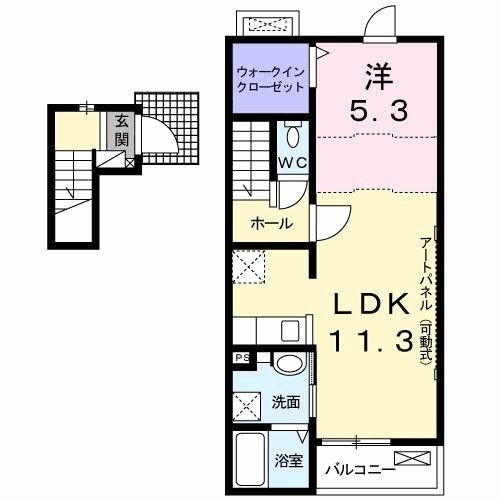 グリーンフィールドの間取り