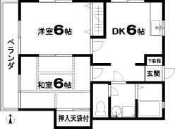 コーポタカハシⅡの間取り