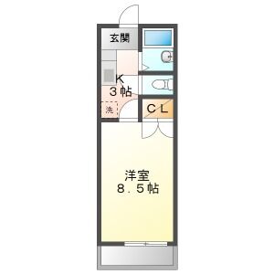 ナイスコート25の間取り