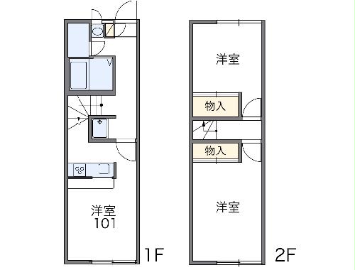 レオパレスソレイユⅡの間取り