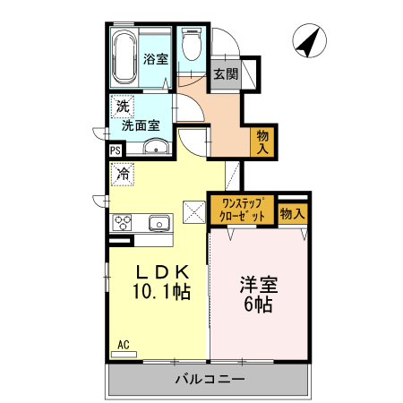 ルミエール Aの間取り