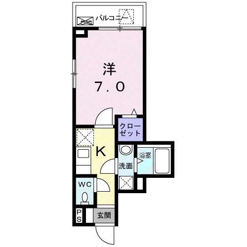 ル コンフィーエ サンカントの間取り