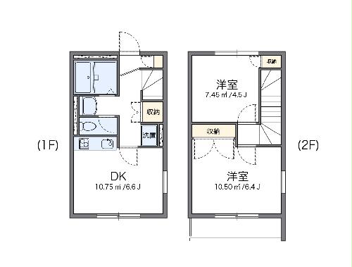 レオパレスローザンヌⅢの間取り
