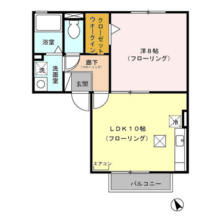 サンボナール Cの間取り