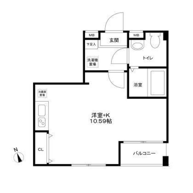 ラヴィエント三ノ輪パークサイドの間取り