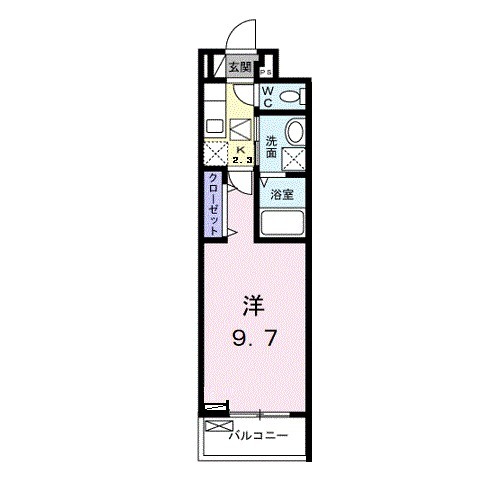 クレメントMの間取り