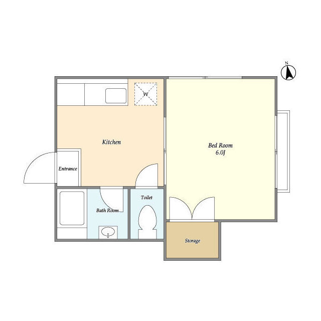 ベルメゾン新宿の間取り