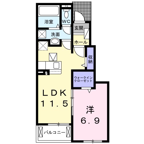 メゾンK・Aの間取り
