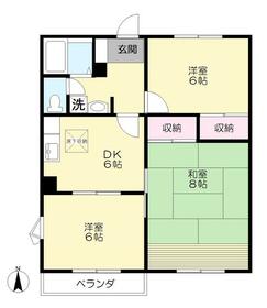 上ノ山コーポの間取り