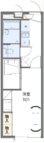 レオパレスCiaoの間取り