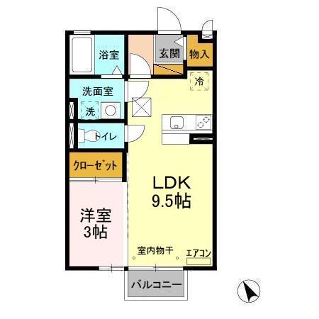 グランシャリオ Aの間取り