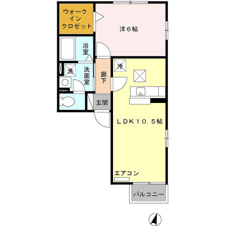 エスポワールの間取り