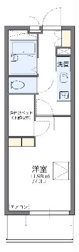 レオパレス高島の間取り